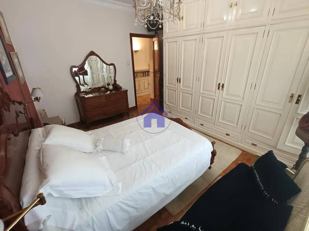 Bedroom of Flat for rent in Vigo   with Heating, Parquet flooring and Terrace