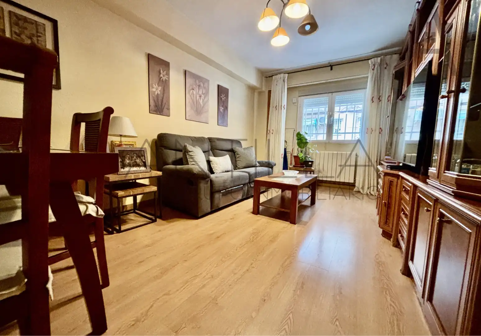 Living room of Flat for sale in Madrid  with Heating, Furnished and Alarm