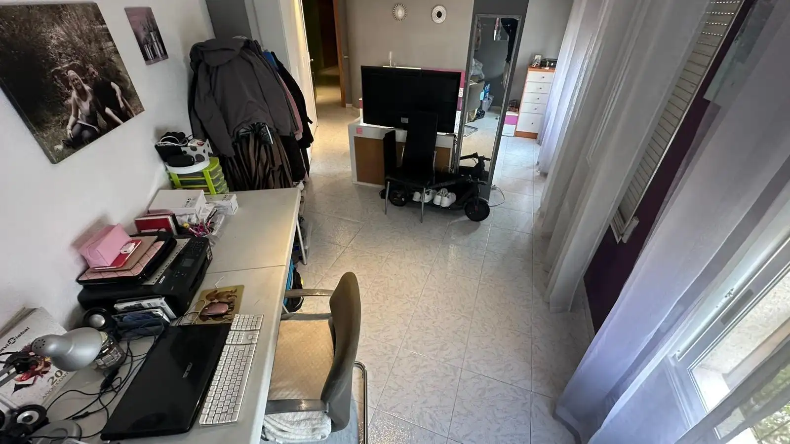 Schlafzimmer von Wohnungen zum Verkauf in Castellón de la Plana / Castelló de la Plana mit Abstellraum, Möbliert und Balkon