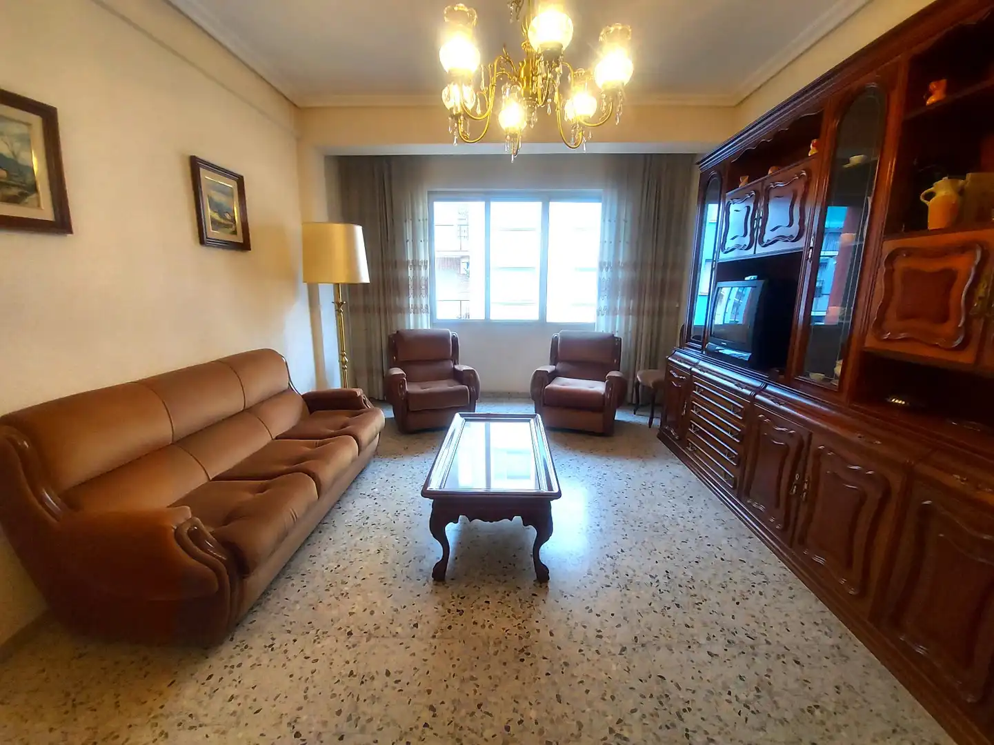 Living room of Flat for sale in  Logroño  with Heating and Balcony