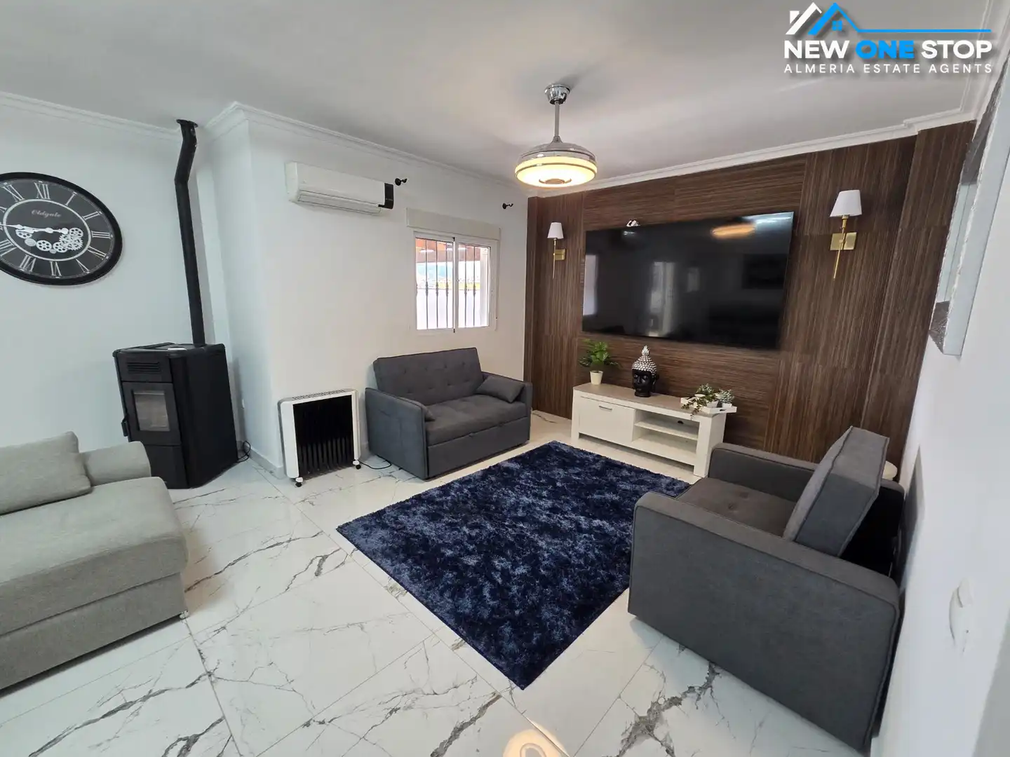 Sala de estar de Casa o chalet en venta en Arboleas con Aire acondicionado, Calefacción y Jardín privado