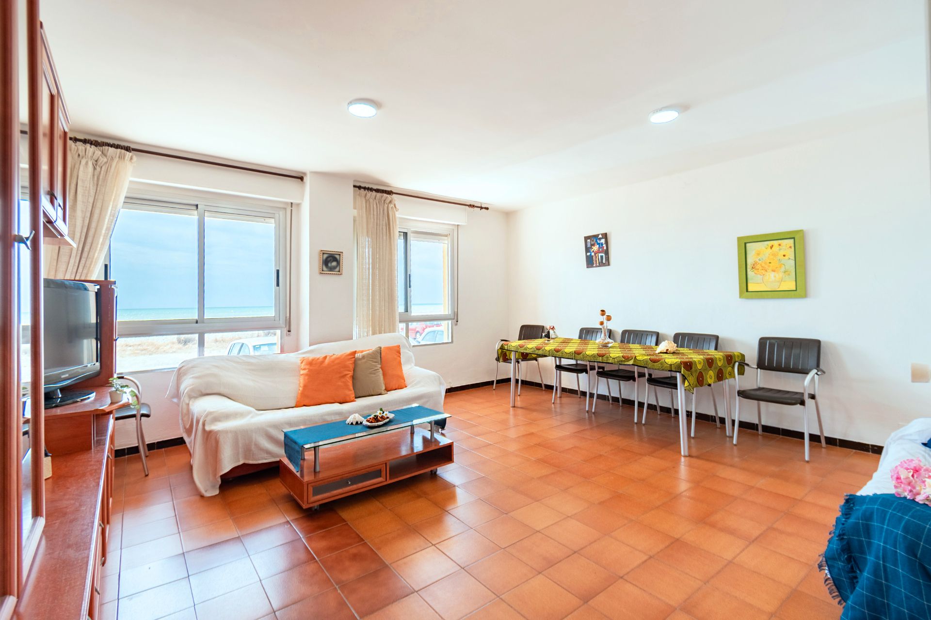 Sala de estar de Piso en venta en Burriana / Borriana con Trastero, Horno y Lavadora
