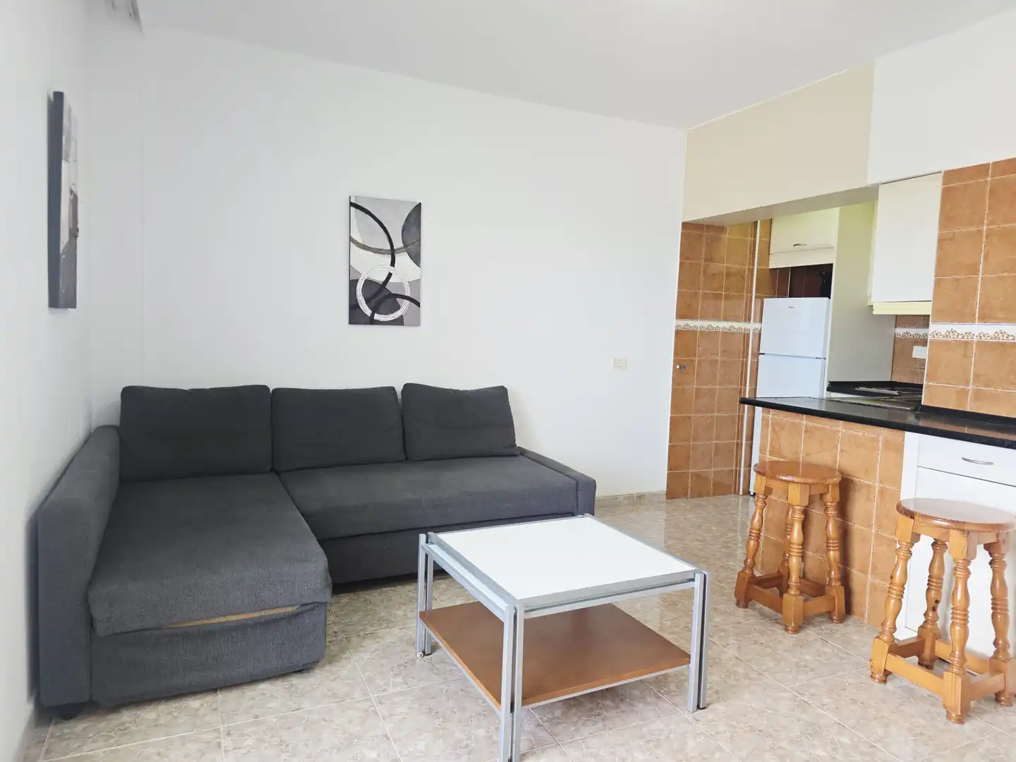 Sala de estar de Apartamento en venta en Playa del Inglés