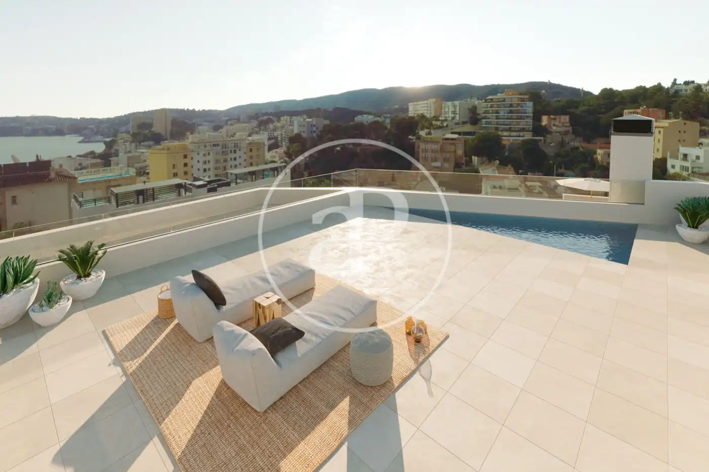 Terraza de Piso en venta en  Palma de Mallorca con Aire acondicionado, Calefacción y Jardín privado