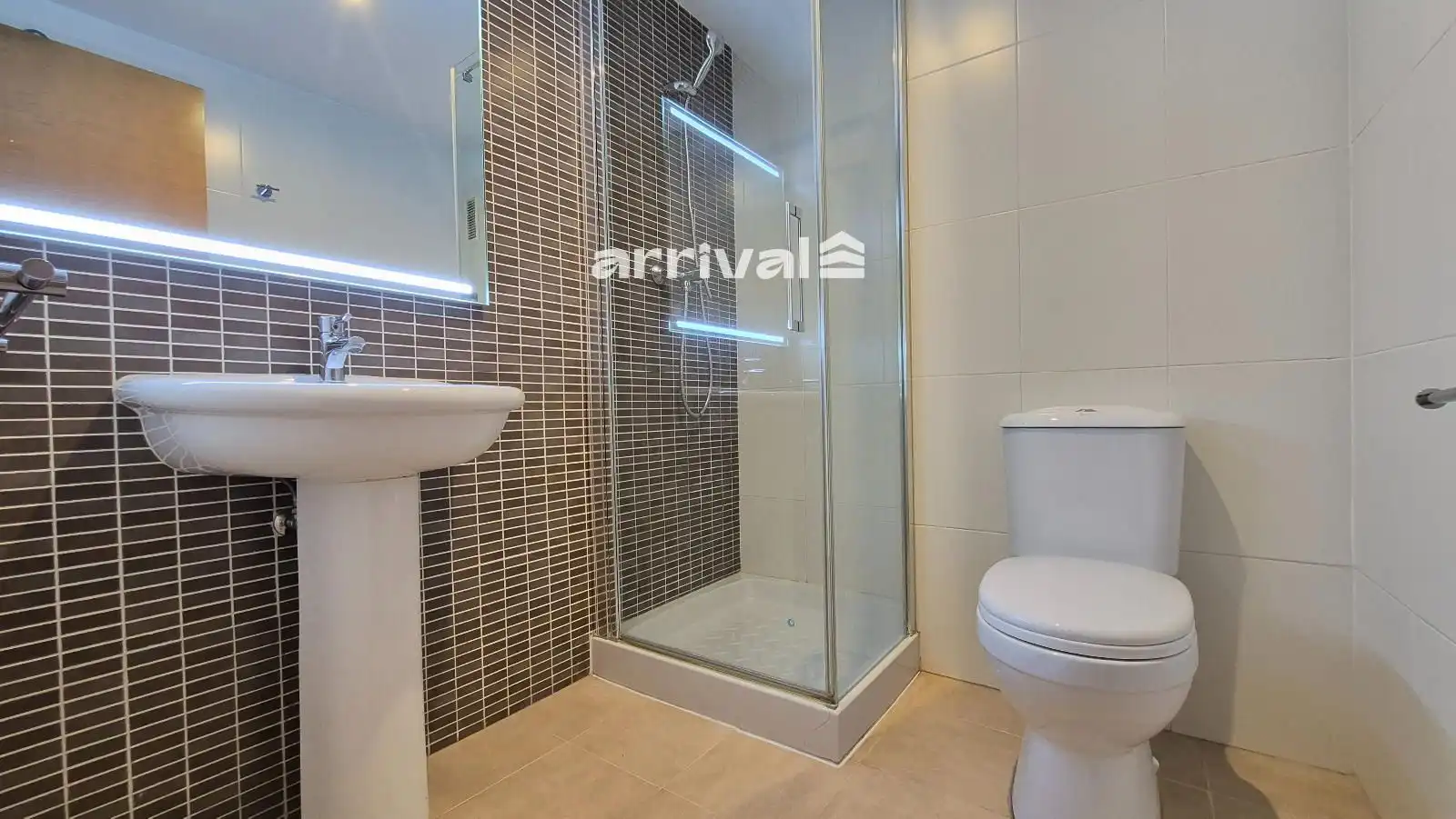 Badezimmer von Wohnung zur Miete in Alboraya mit Klimaanlage, Heizung und Terrasse