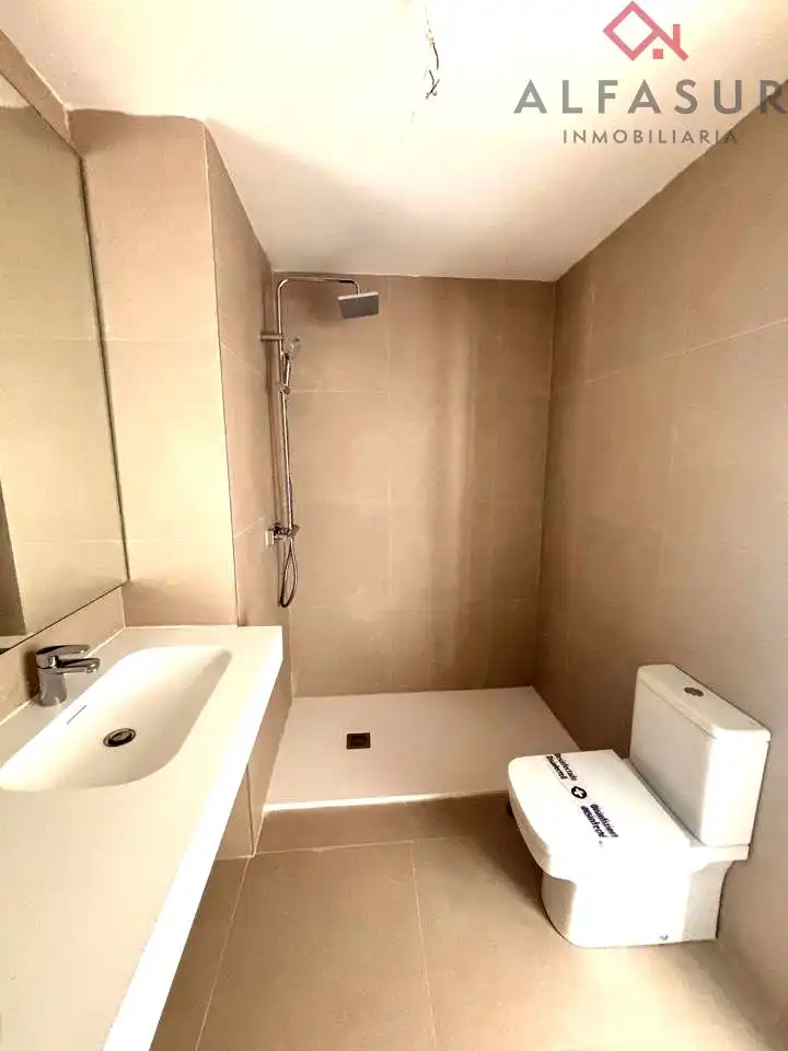 Baño de Ático de alquiler en Málaga con Aire acondicionado, Calefacción y Terraza