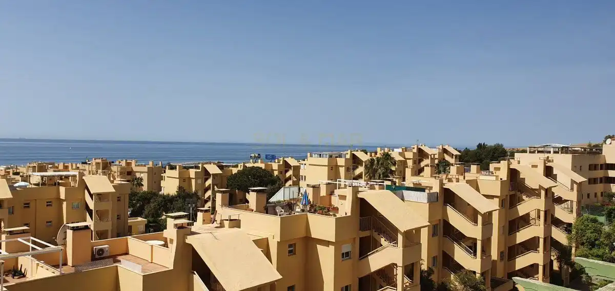 Außenansicht von Dachboden zur Miete in Mijas mit Klimaanlage, Heizung und Terrasse