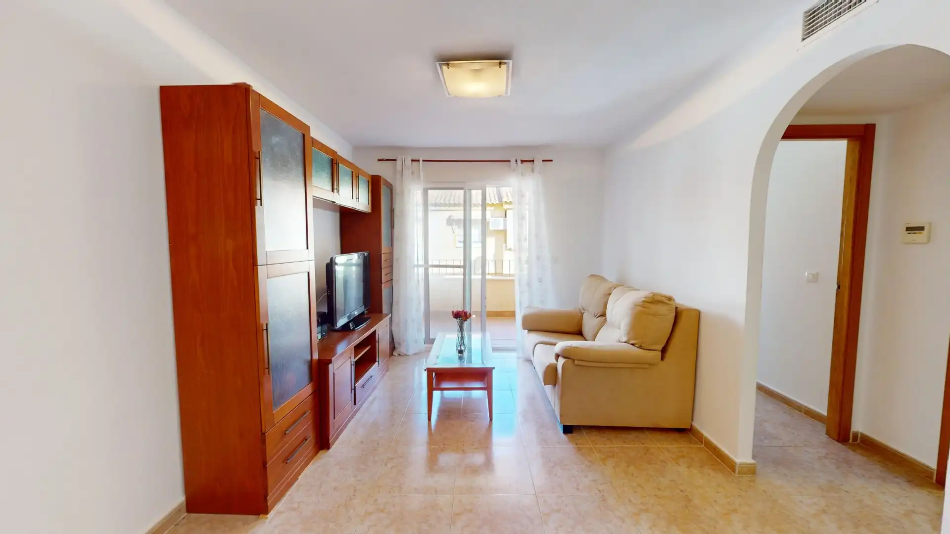 Sala de estar de Piso en venta en Los Alcázares con Aire acondicionado, Terraza y Amueblado