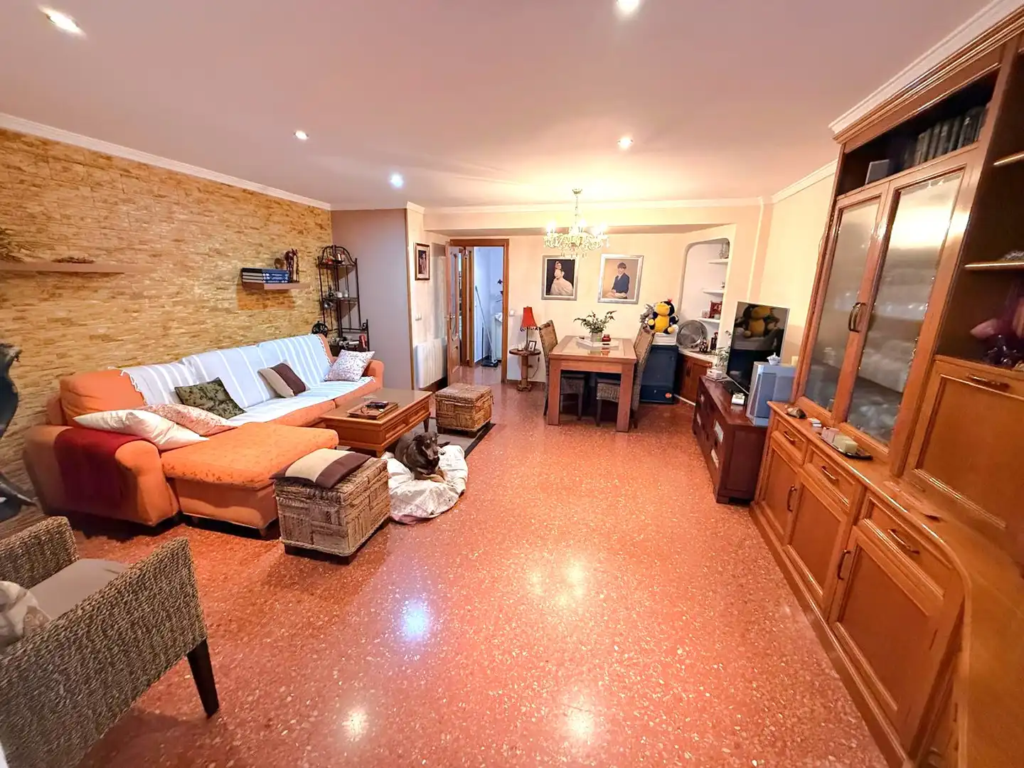 Sala de estar de Piso en venta en Valencia con Aire acondicionado y Balcón