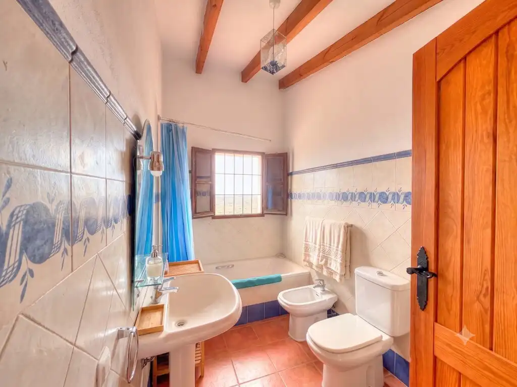 Baño de Finca rústica en venta en Almáchar con Jardín privado, Trastero y Piscina