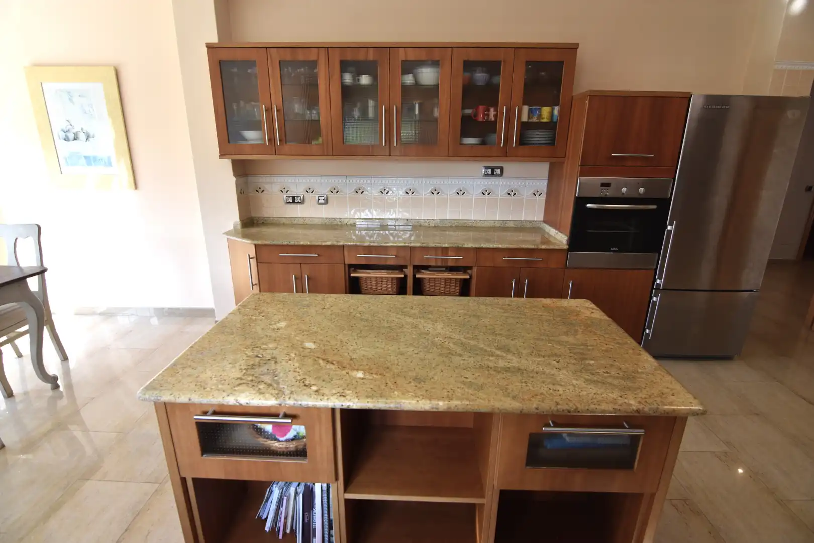 Cocina de Casa o chalet en venta en Bergondo con Calefacción, Jardín privado y Parquet