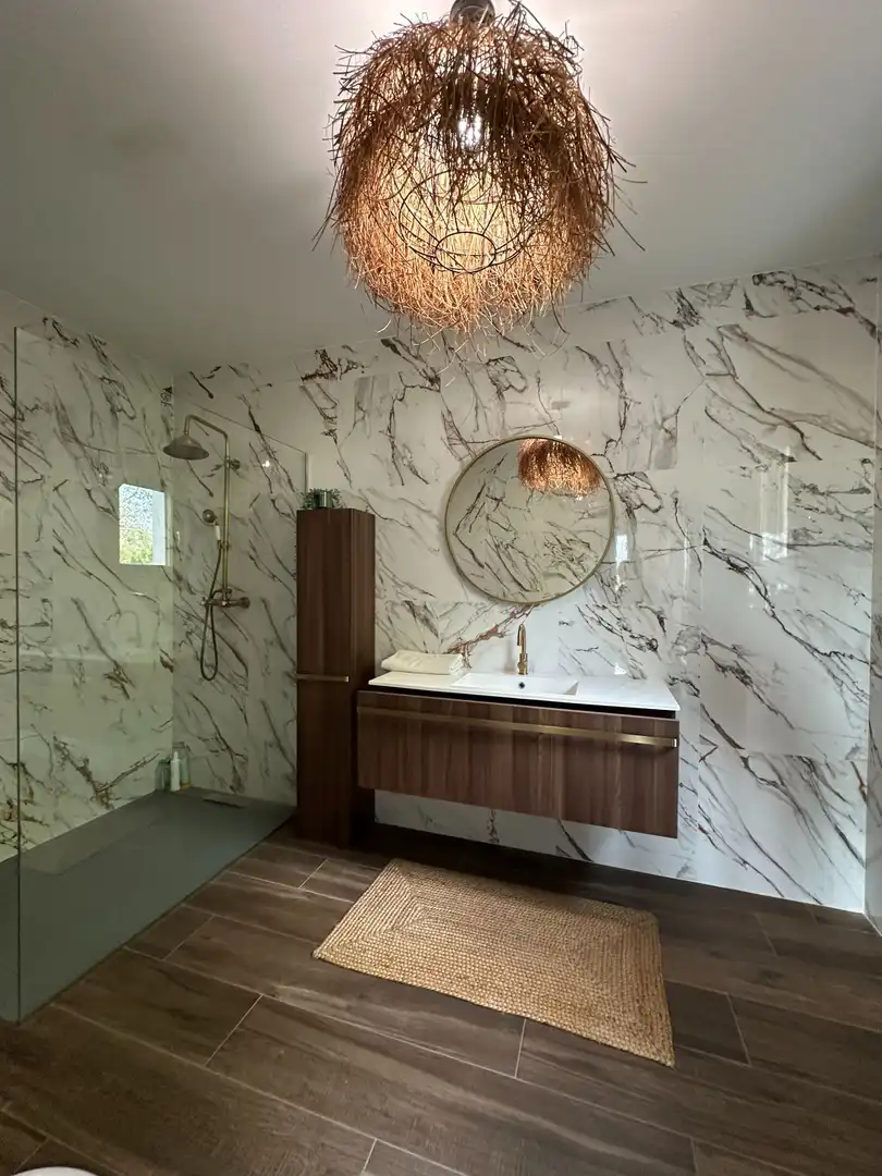 Baño de Casa o chalet en venta en Ontinyent con Calefacción, Jardín privado y Piscina