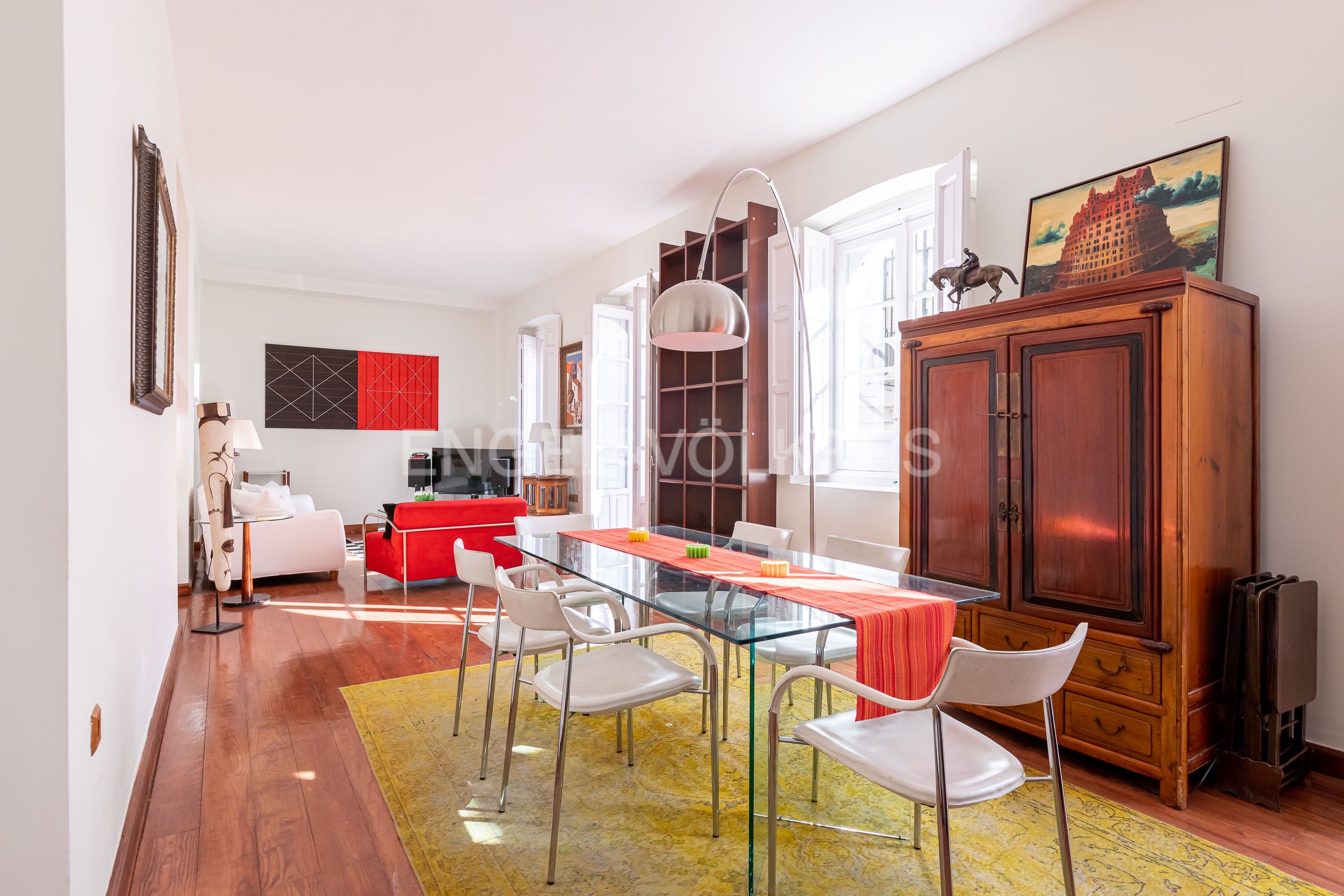 Dining room of Attic to rent in  Sevilla Capital  with Air Conditioner, Heating and Terrace