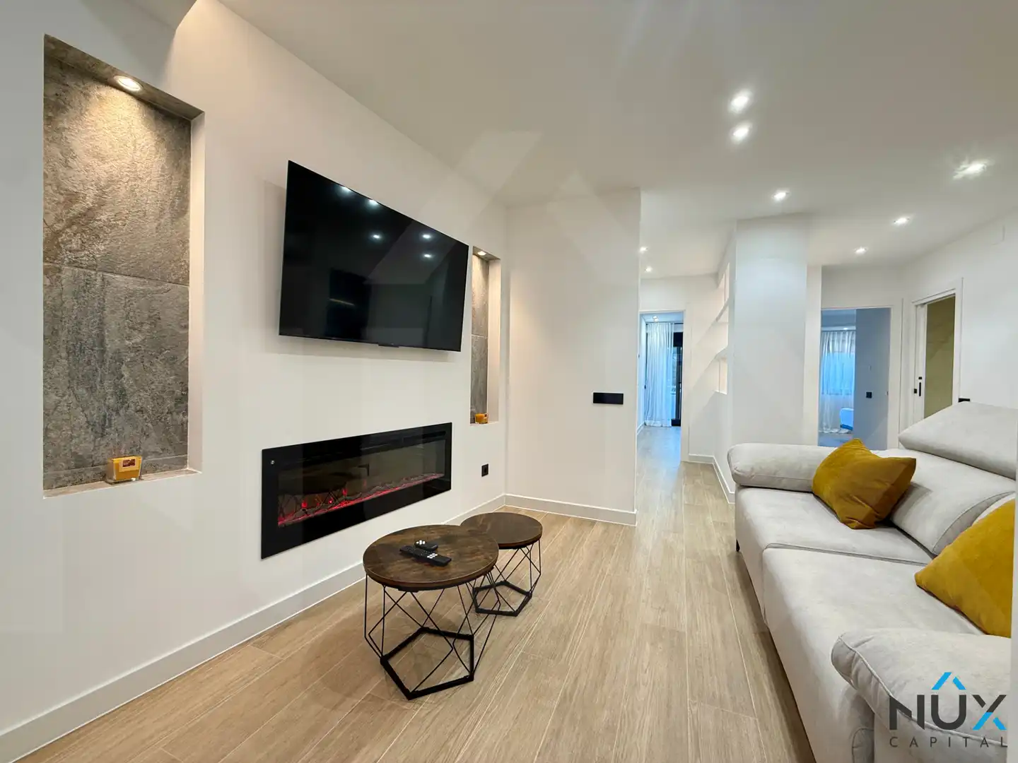 Sala de estar de Piso en venta en Cullera con Aire acondicionado, Calefacción y Amueblado
