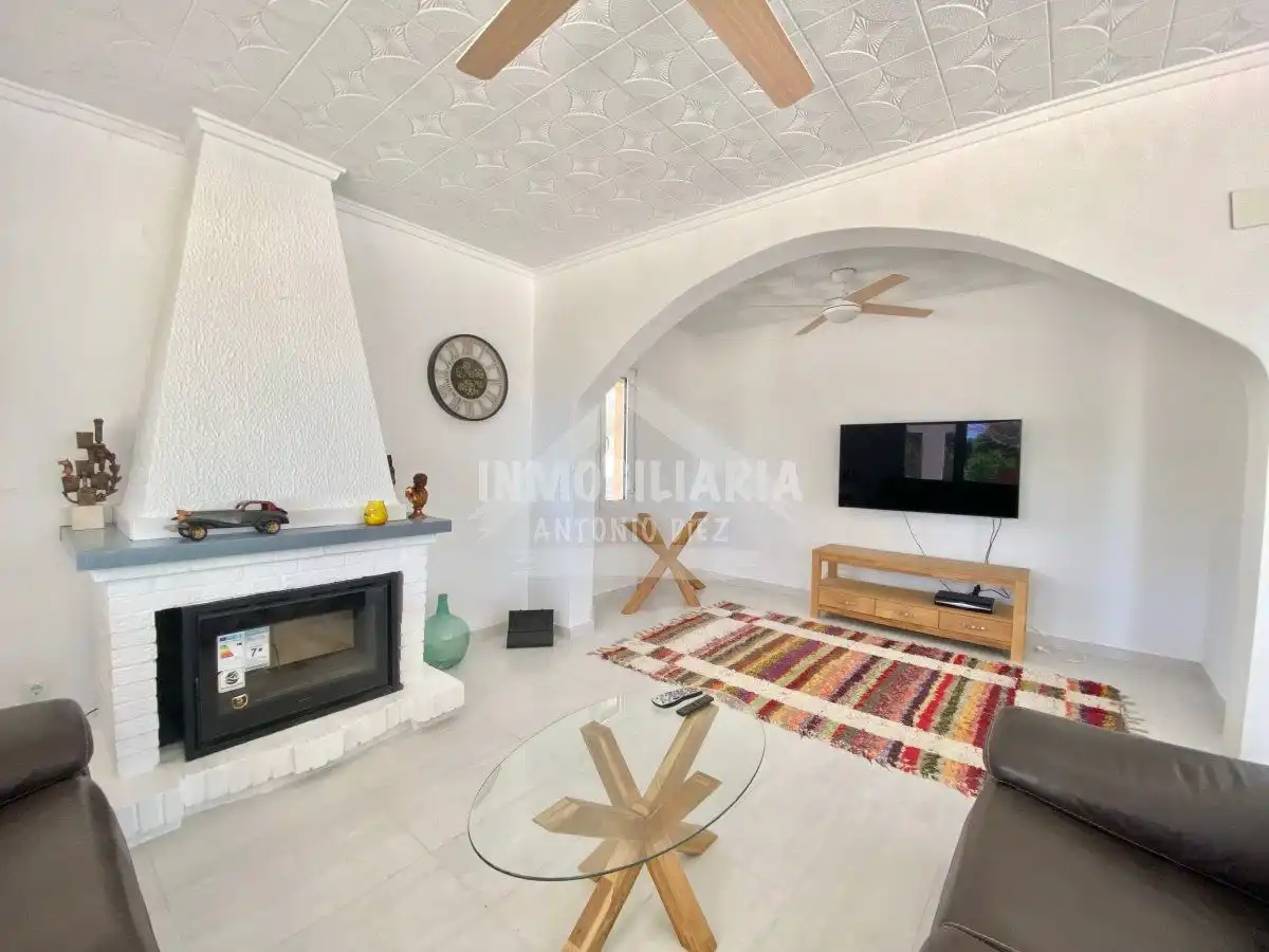 Sala de estar de Casa o chalet de alquiler en Aspe con Calefacción y Amueblado