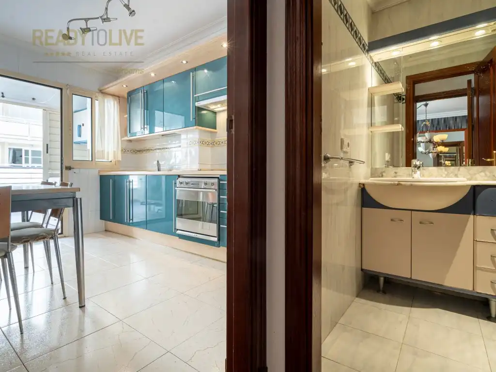 Cocina de Dúplex en venta en Alcúdia con Aire acondicionado, Terraza y Amueblado