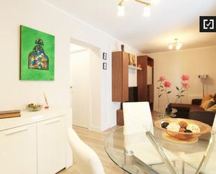 Dining room of Flat to rent in  Madrid Capital  with Air Conditioner and Balcony