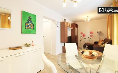 Dining room of Flat to rent in  Madrid Capital  with Air Conditioner, Heating and Furnished