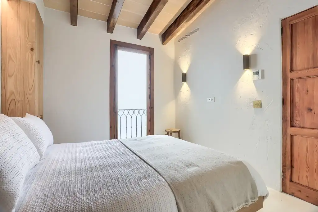 Dormitori de Casa adosada en venda en Pollença amb Aire condicionat, Terrassa i Moblat