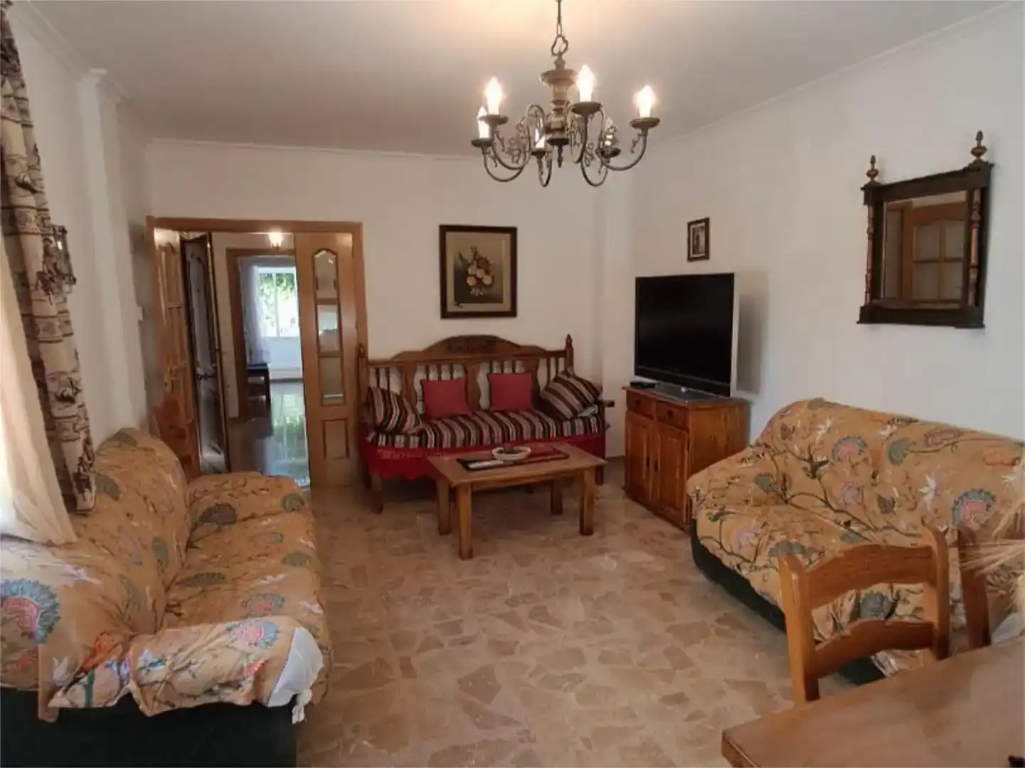 Sala de estar de Casa adosada en venta en Mahora con Trastero y Balcón