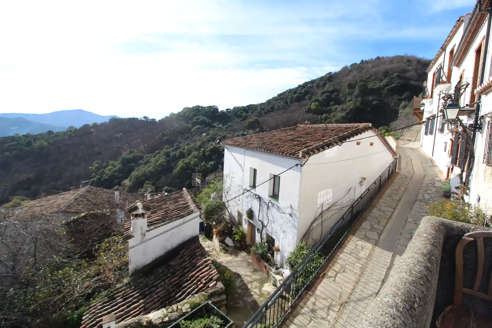 Vista exterior de Casa o xalet en venda en Benalauría