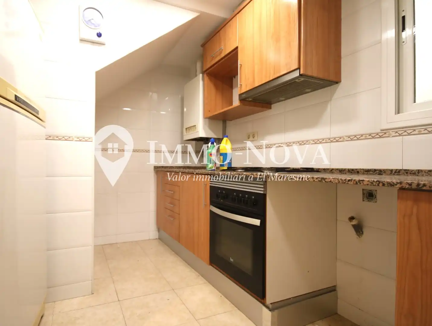 Cocina de Ático en venta en Mataró con Calefacción, Parquet y Terraza