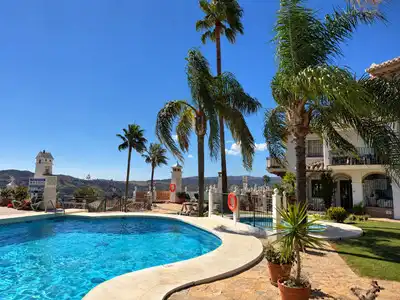 Piscina de Casa adosada en venta en Mijas Golf