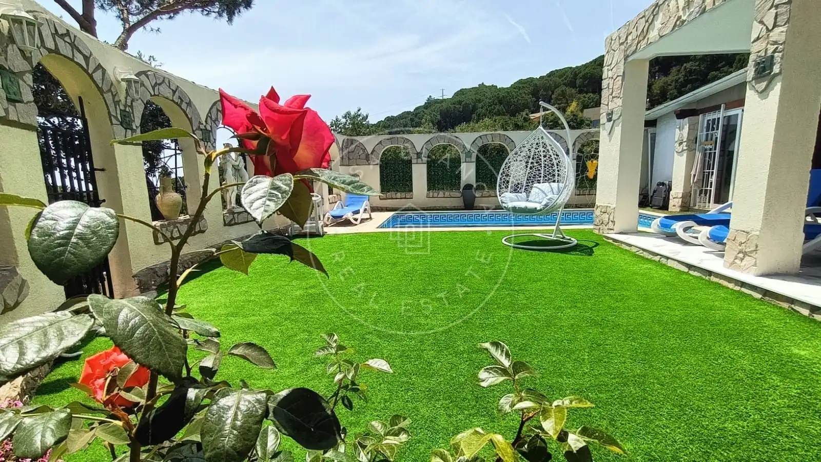 Jardín de Casa o chalet en venta en Lloret de Mar con Aire acondicionado, Terraza y Trastero