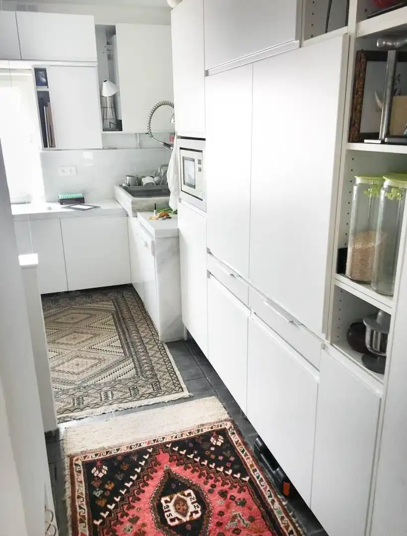 Kitchen of Flat for sale in Avilés  with Heating and Balcony
