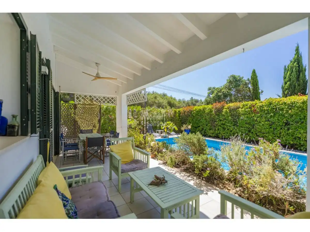 Terrassa de Casa o xalet en venda en Es Castell amb Calefacció, Jardí privat i Terrassa
