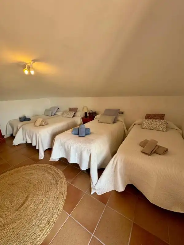 Bedroom of Houses for sale in Torre de Juan Abad  with Air Conditioner, Heating and Private garden