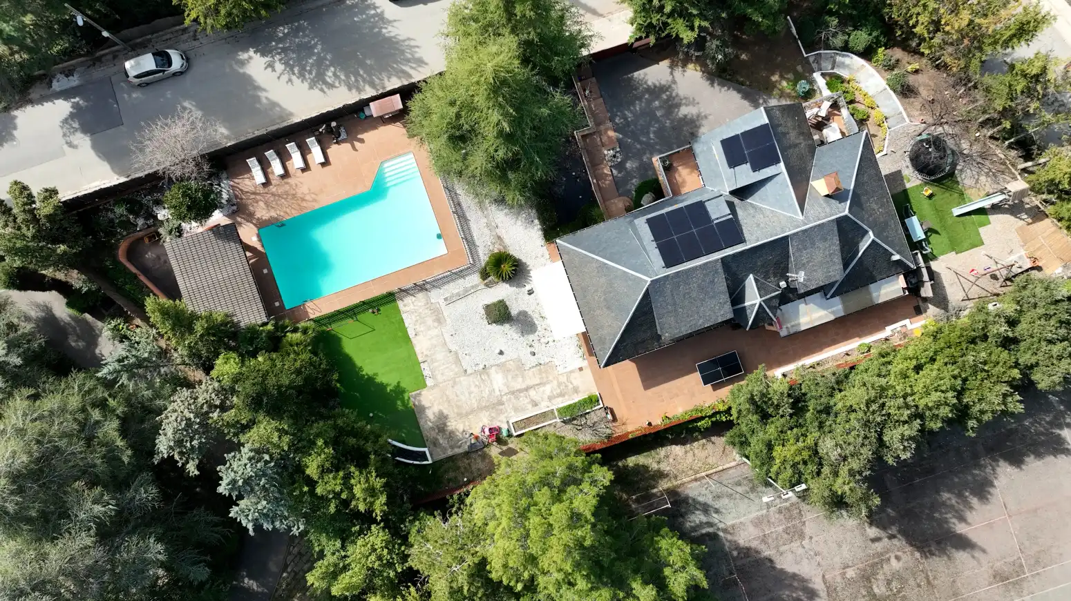 Vista exterior de Casa o xalet en venda en Matadepera amb Calefacció, Parquet i Terrassa