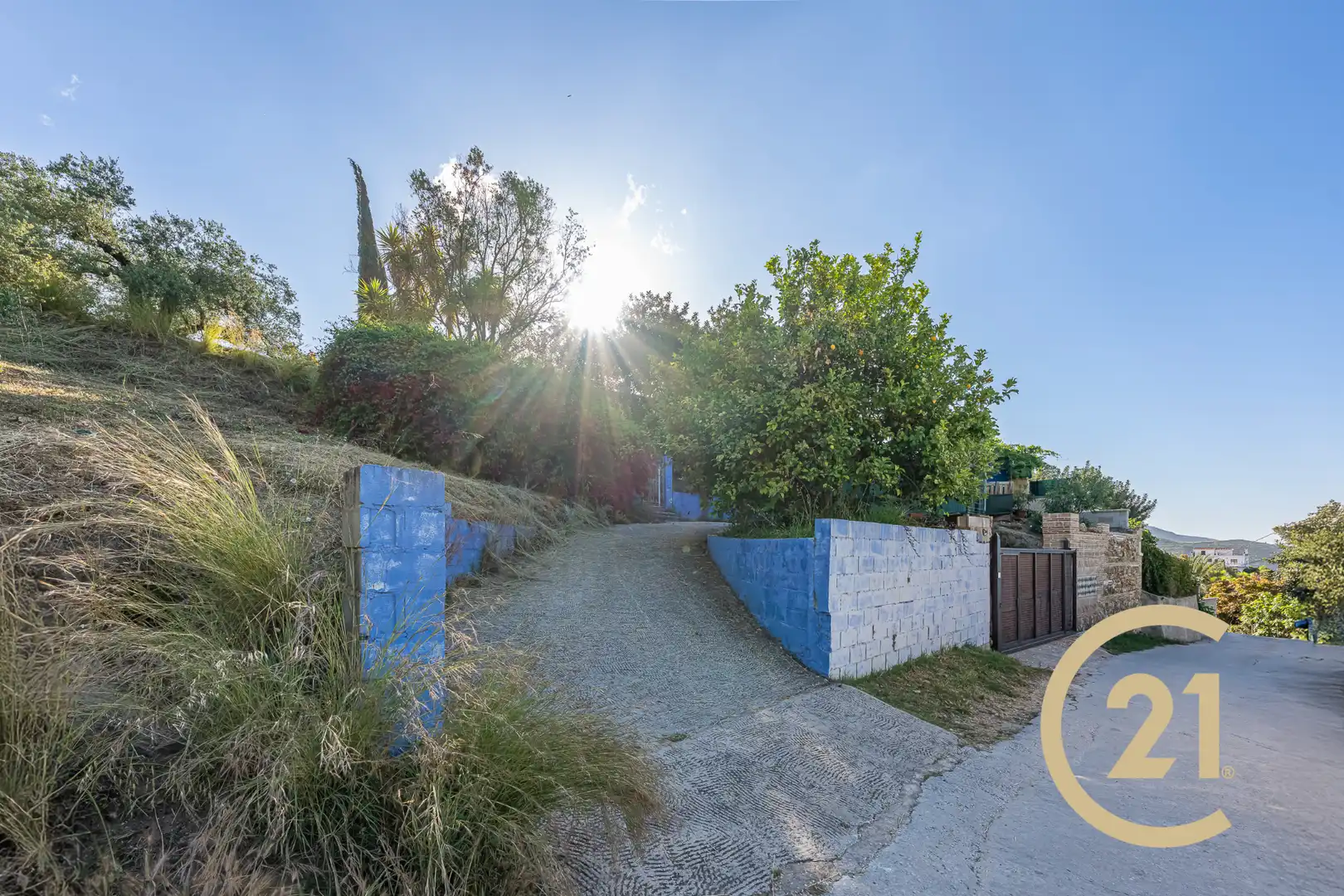 Vista exterior de Finca rústica en venta en Ojén con Jardín privado, Terraza y Piscina