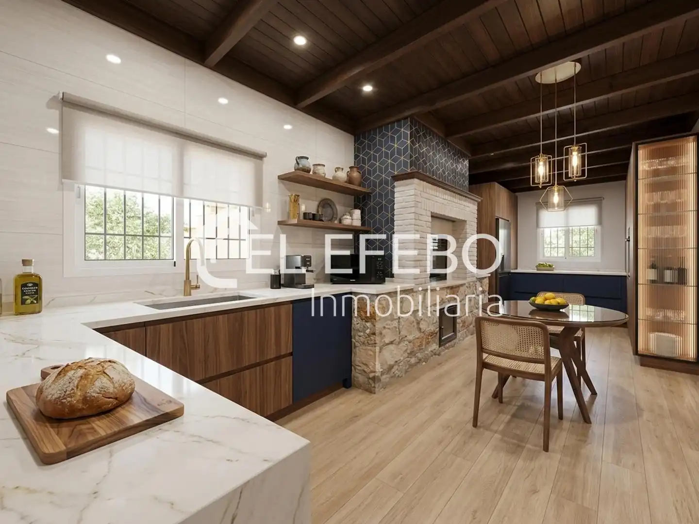 Cocina de Casa o chalet en venta en Antequera con Terraza, Trastero y Piscina