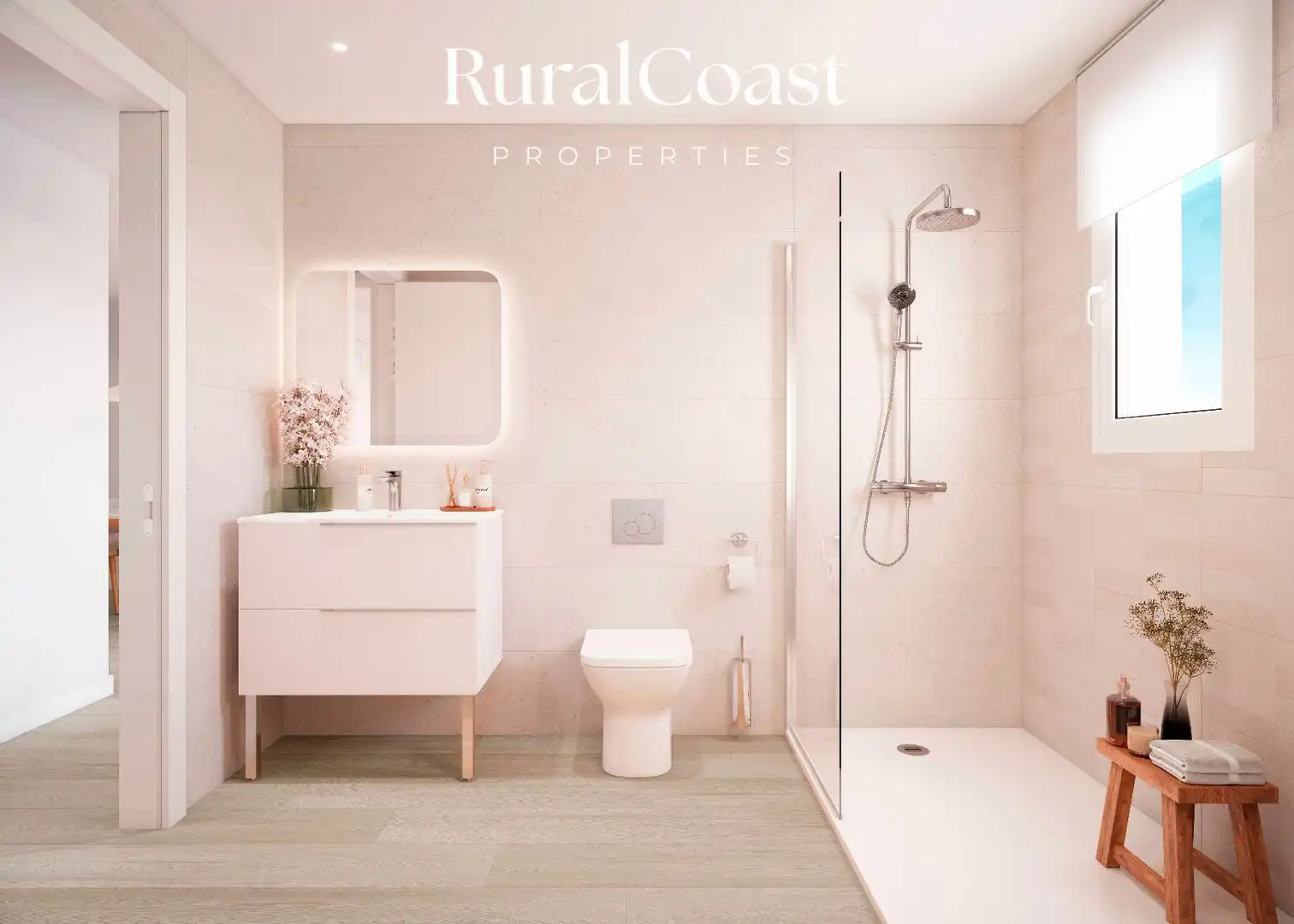 Badezimmer von Wohnung zum Verkauf in Xeraco mit Klimaanlage, Heizung und Terrasse
