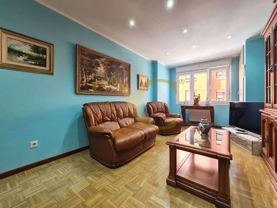 Living room of Flat for sale in Gijón   with Heating