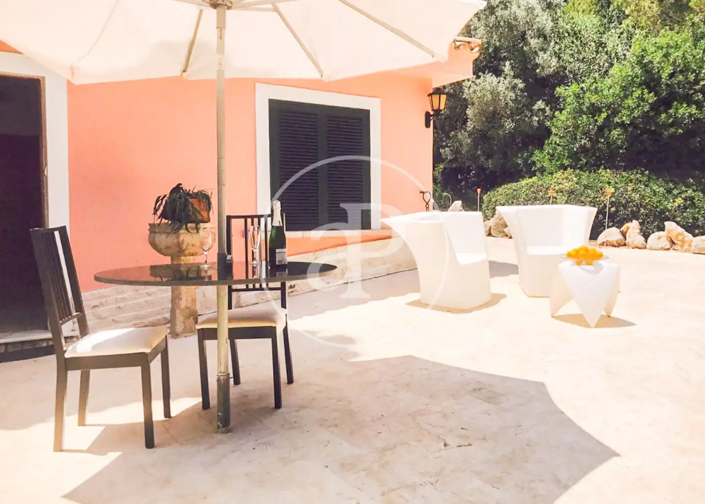 Terrassa de Casa o xalet de lloguer en Pollença amb Aire condicionat, Jardí privat i Terrassa