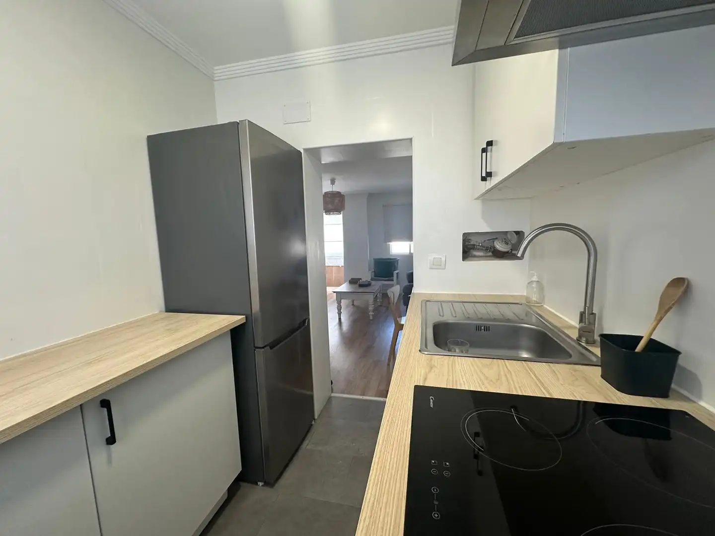 Kitchen of Flat for sale in Jerez de la Frontera  with Air Conditioner, Terrace and Furnished