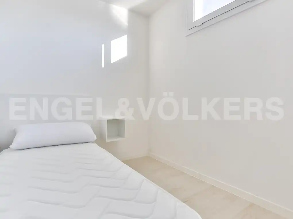 Bedroom of Attic for rent in Sitges  with Air Conditioner, Heating and Terrace