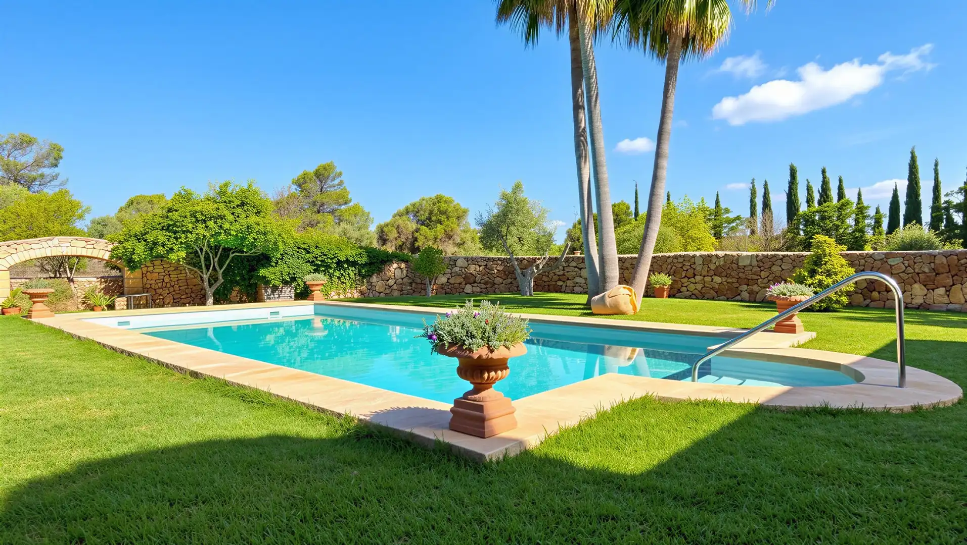 Piscina de Finca rústica en venda en Llucmajor amb Aire condicionat, Calefacció i Terrassa
