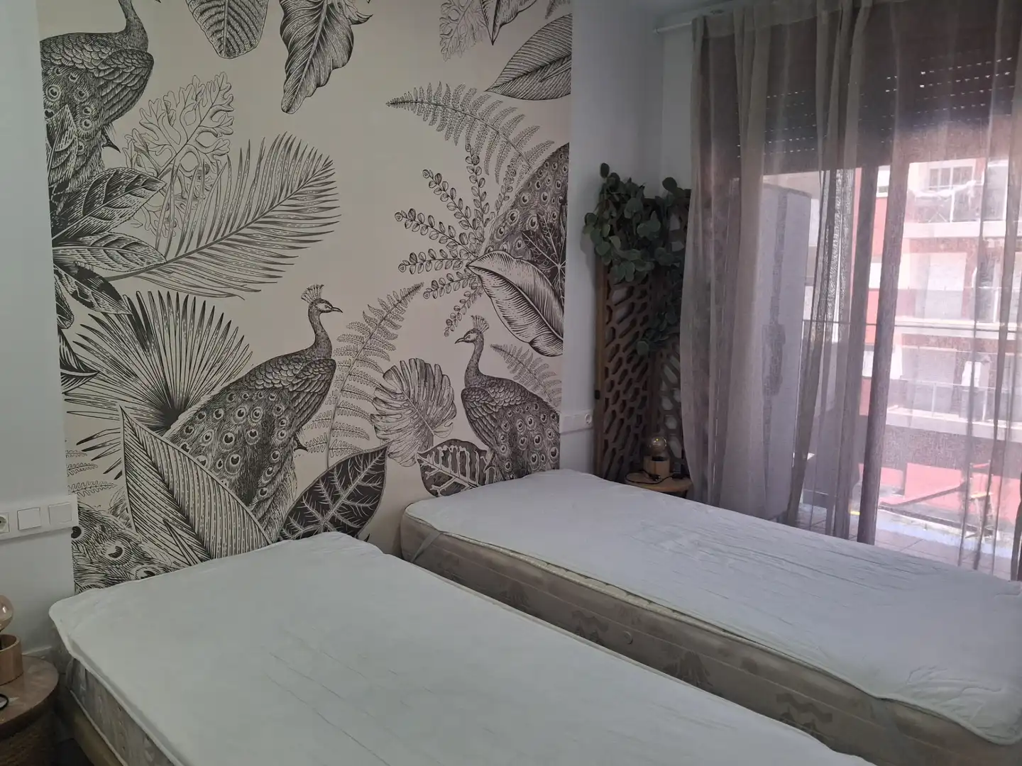 Schlafzimmer von Wohnung zur Miete in Benicarló mit Klimaanlage, Terrasse und Möbliert