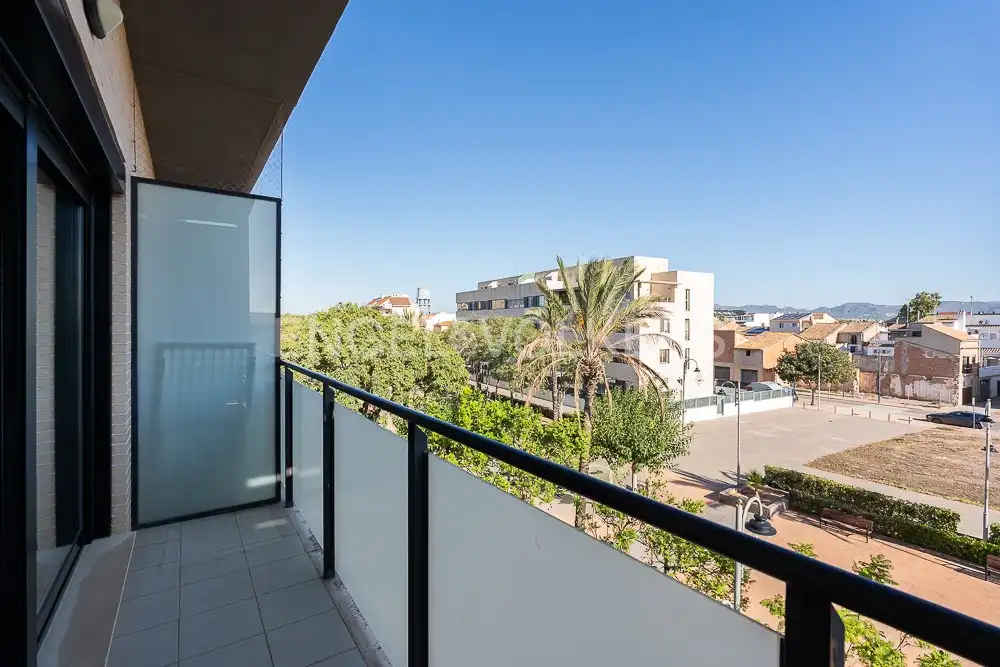 Terrassa de Apartament de lloguer en Museros amb Aire condicionat, Calefacció i Parquet