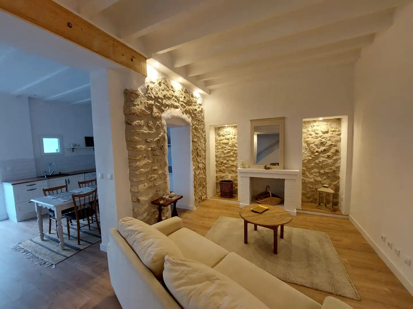 Sala de estar de Casa adosada en venta en Ondara con Aire acondicionado, Calefacción y Terraza