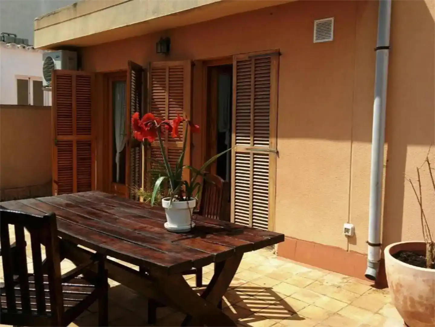 Terrasse von Wohnung zur Miete in  Palma de Mallorca mit Klimaanlage
