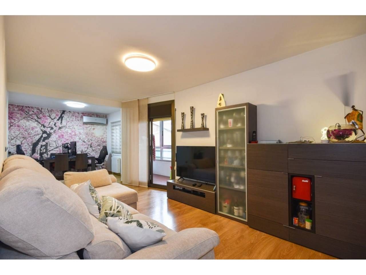 Sala d'estar de Pis en venda en Mollet del Vallès amb Aire condicionat, Calefacció i Parquet