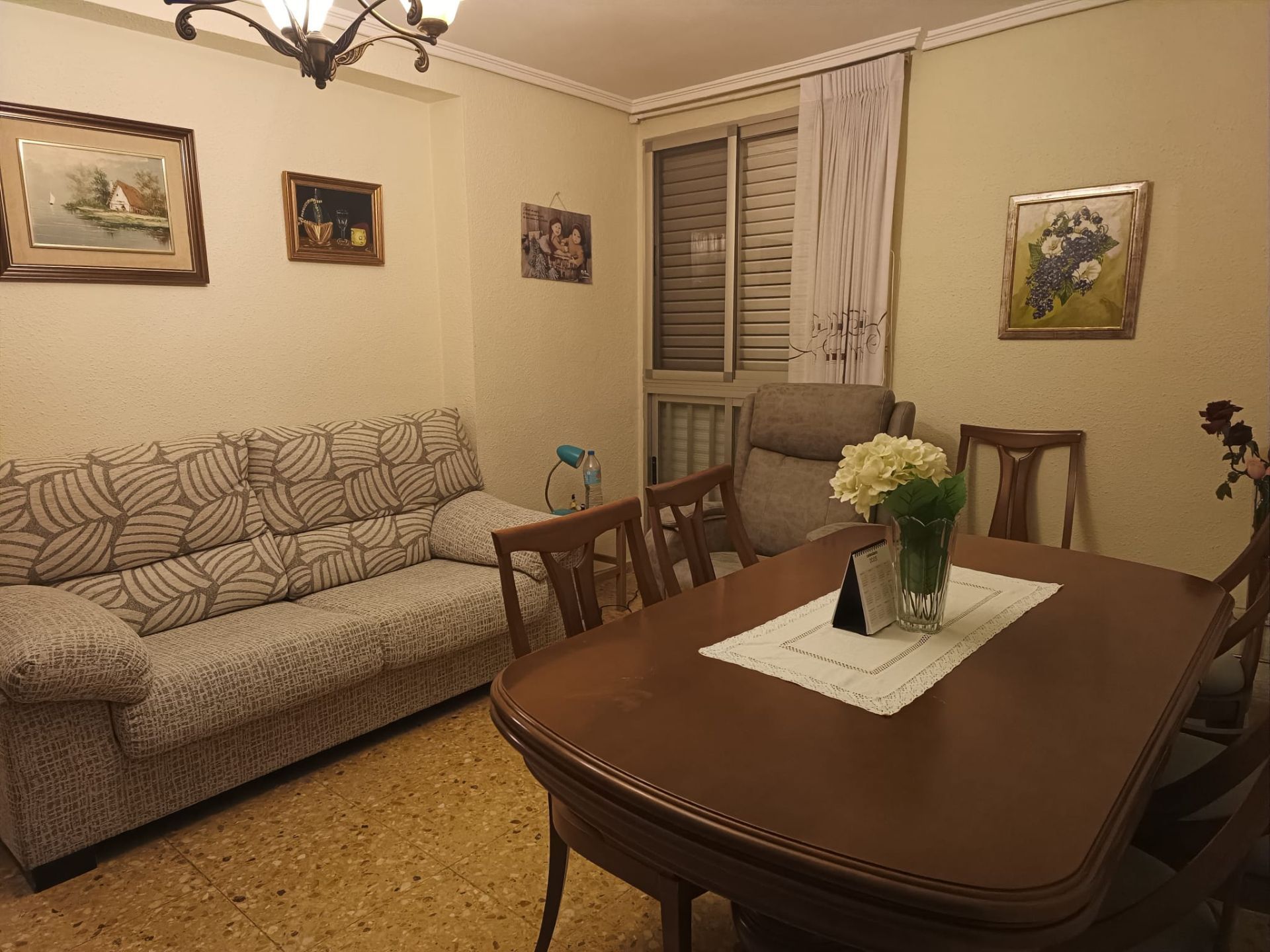 Living room of Flat for sale in  Valencia Capital  with Air Conditioner