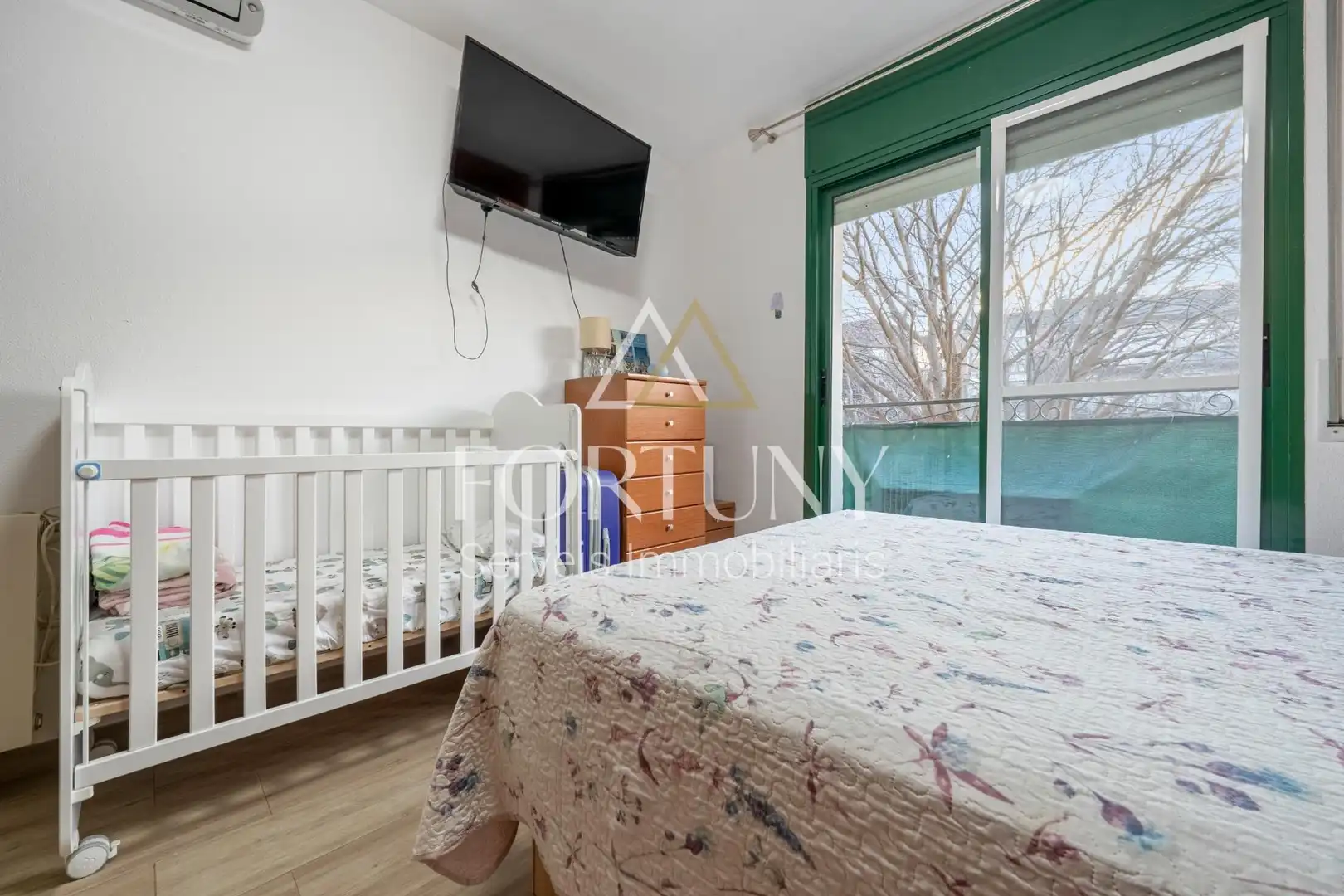 Schlafzimmer von Wohnung zum Verkauf in Reus mit Klimaanlage, Parkett und Terrasse