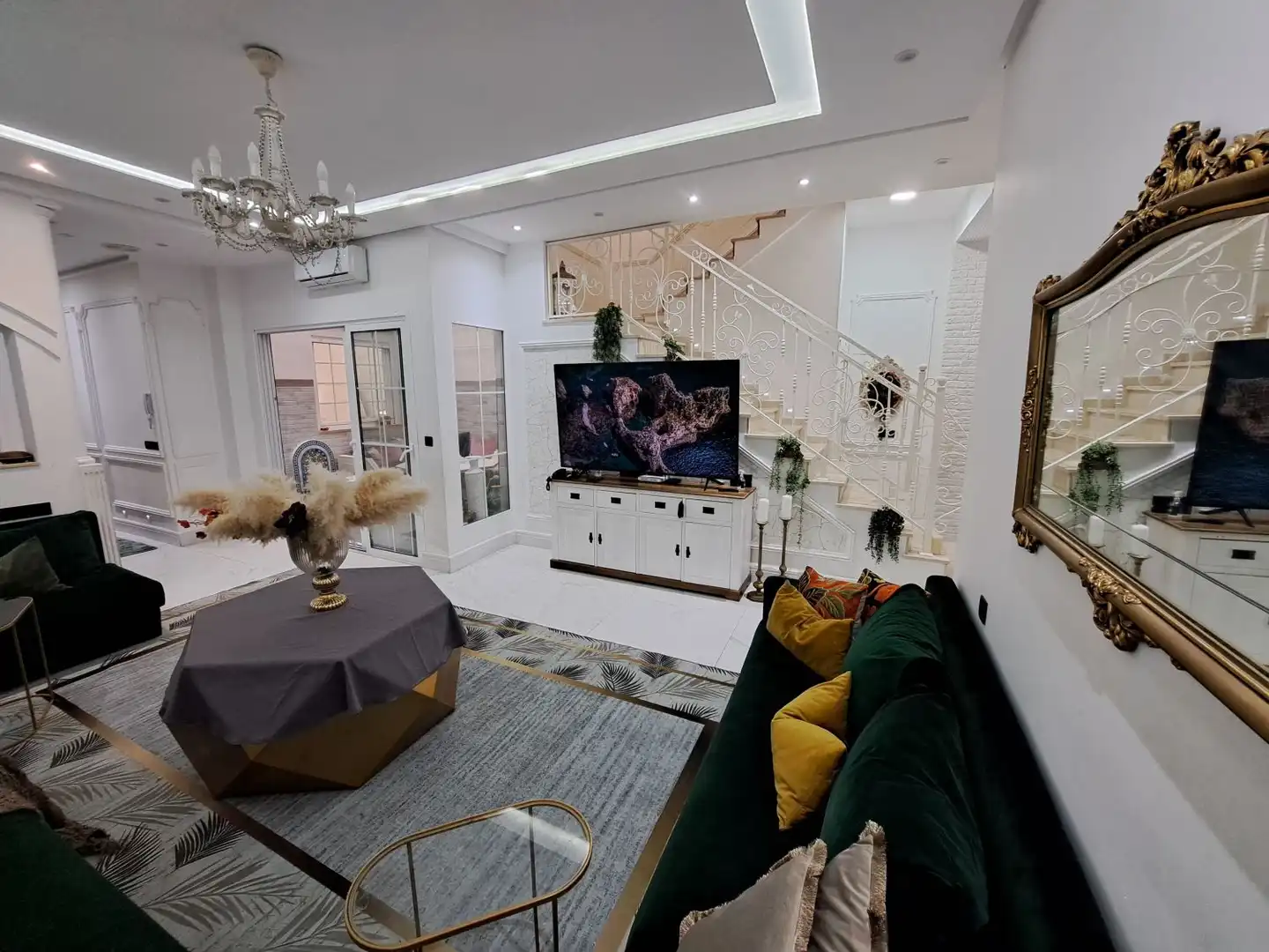 Sala de estar de Casa adosada en venta en Elche / Elx con Calefacción y Terraza