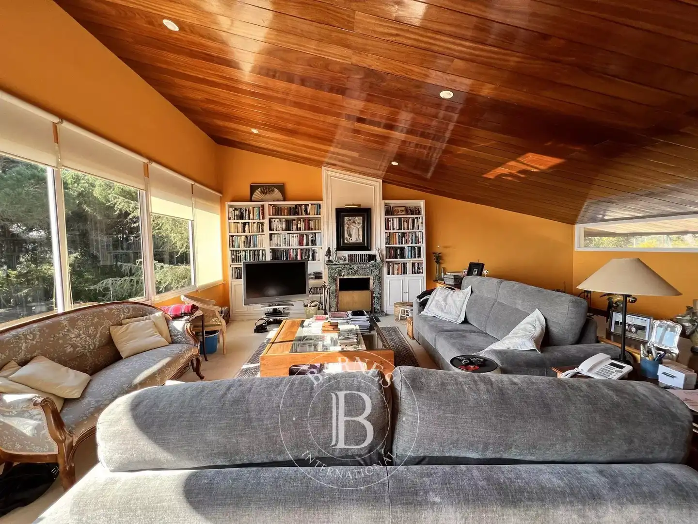 Living room of Houses for sale in Sant Andreu de Llavaneres  with Heating, Private garden and Storage room