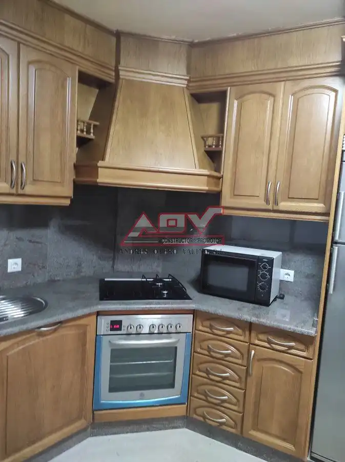 Cocina de Piso de alquiler en Ferrol con Aire acondicionado, Amueblado y Balcón